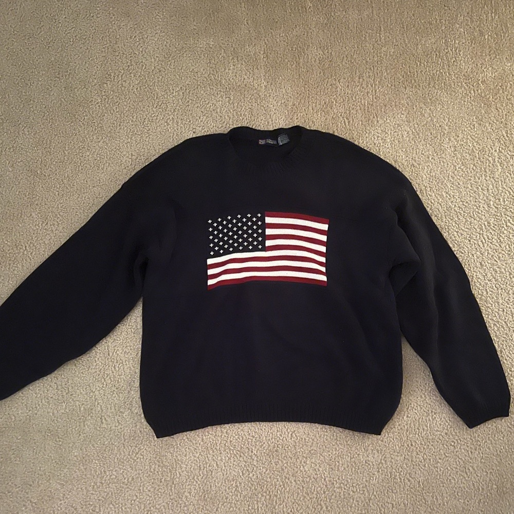 Faded Glory Flag Sweater